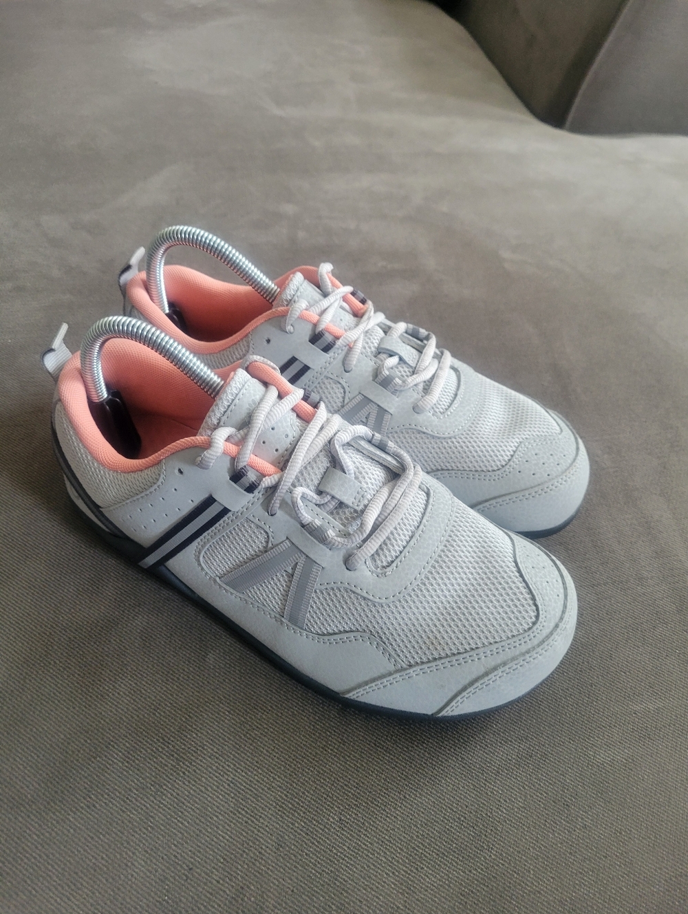 Xero Shoes Prio Barefoot Athletic Sneakers Women's Gray Lace-Up Low Top - 8.5